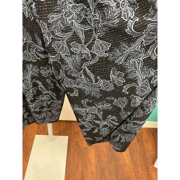 Lauren Ralph Lauren Floral Crepe Off-The-Shoulder Jumpsuit Wide Leg Cropped 14 - Picture 7 of 9